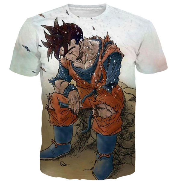 

новые моды для мужчин / женщин аниме dragon ball z гоку летний стиль смешные унисекс 3d печати повседневная футболка s - - - 5xl aa693, White;black
