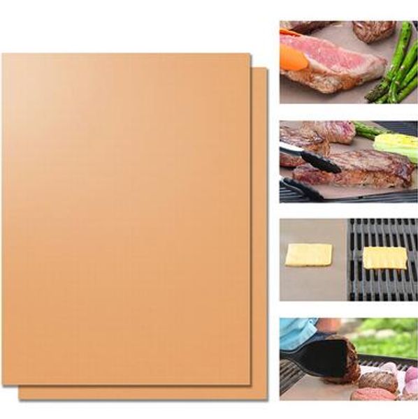 2019 Yoshi Copper Grill Mats Durable Bbq Mat Non Stick Roast