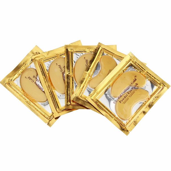 

40pcs(20pairs) gold crystal collagen sleeping eye mask ale eye patches mascaras fine lines face care skin care