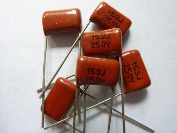 

wholesale- 50pcs cbb 153 250v 153j cbb21 0.015uf 15nf p10 metallized polypropylene film capacitor