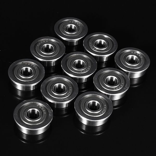 

10pcs f606zz flange ball bearings 6x17x6mm flange size 19x1.2mm
