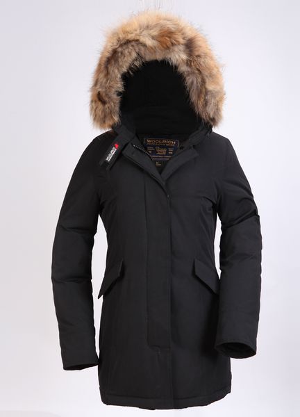 

new fashion brand woman down jacket coat fur expedition parka woman jacket and the size of the woman jacket coat cotton, Black