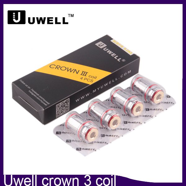

Uwell Crown 3 Сменная головка Crown III Бак Катушки 0,25Ом 0,5Ом SUS316L 0266127