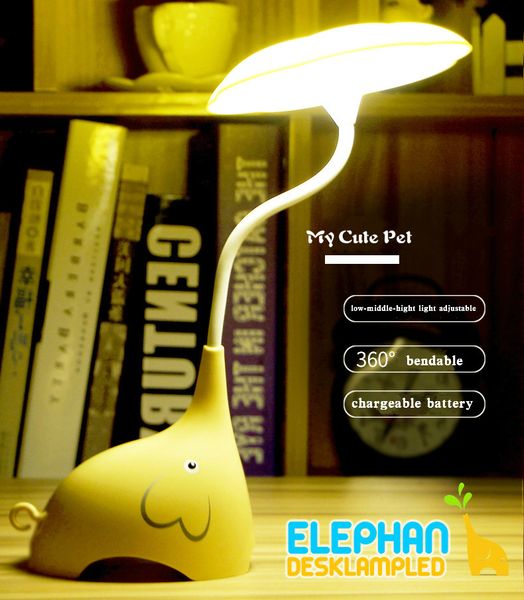 Kids Led Night Lights Children Room Lamp Baby Bedroom Lamparas Novelty Products Elephant Light Charging Battery Sensor Luminaria Coolest Gadgets Crazy