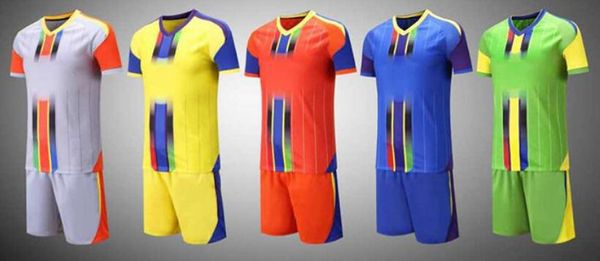 

customizabl summer running plate vertical stripe football team breathable absorbent games sports shirt suits short-sleeved training suit, Black;red