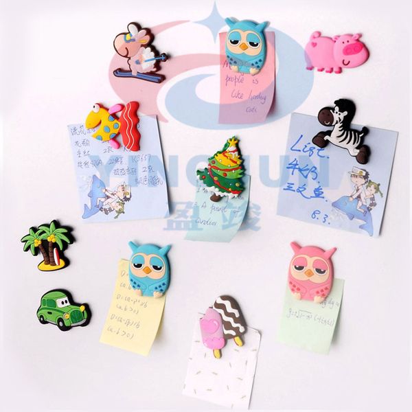 

original lovely animal shape fridge tab magnet tab soft magnet