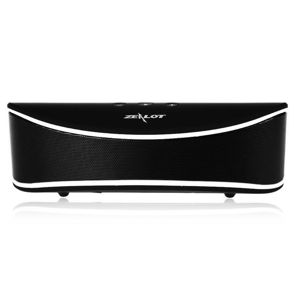 

Wholesale- Zealot S2 Portable Bluetooth Wireless Music Speaker USB Flash Drive FM radio Strong Bass Stereo with Mic for xiaomi