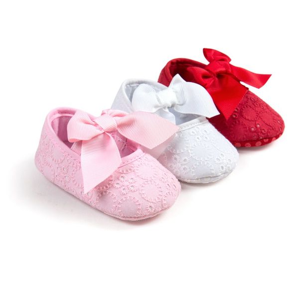 

summer girl baby shoes cotton first walkers fashion baby girl shoes butterfly-knot soft sole