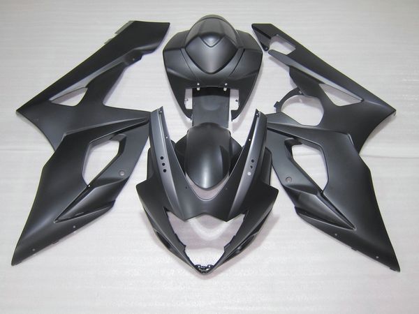 Spritzguss Verkleidungen für Suzuki GSXR 1000 2005 2006 matt schwarz Verkleidung Kit GSXR1000 K5 05 06 OT16