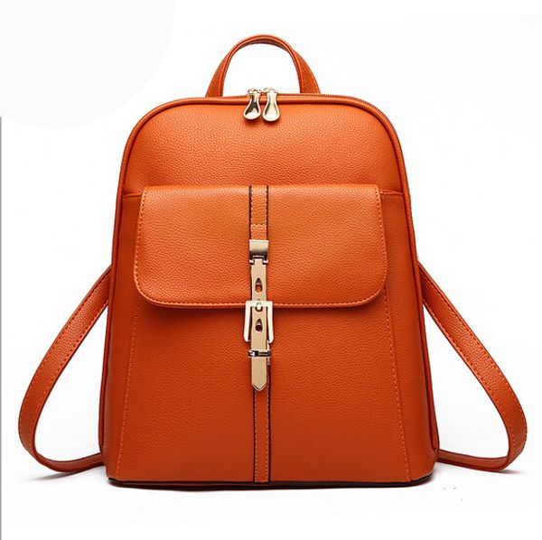 

zipper hasp backpack female pu leather backpack bags cute embossed small backpacks preppy style rucksacks for girls