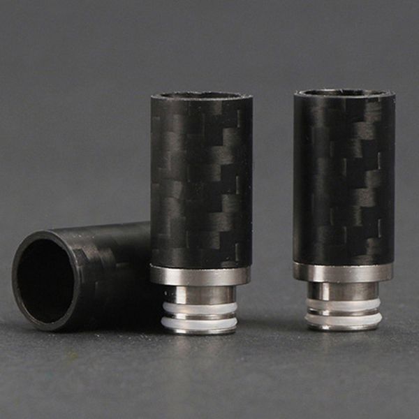 

Carbon Fiber 510 Drip Tips Flat Wide Bore Drip Tip 510 EGO Atomizer Mouthpieces for RDA Atomizer Carbon Firber Mechanical Mod DHL Free