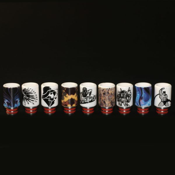 

Newest 510 Drip Tip Stainless steel + Delrin Ceramic MINI Drip Tip Mouthpieces Fit 510 Atomizers DHL Free