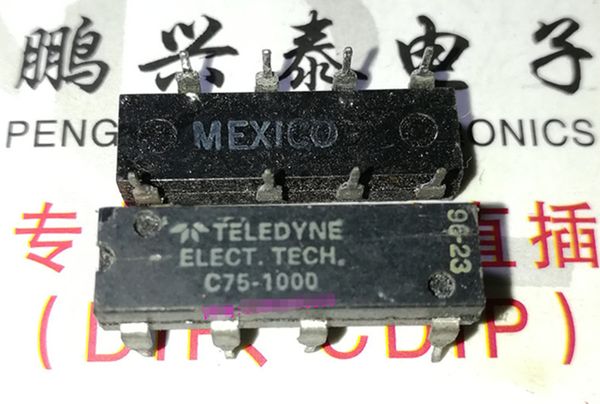 C75-1000, RELE' A STATO SOLIDO CON USCITA TRIGGER, 1000 V, doppio contenitore in plastica a 8 pin in linea. PDIP8. TELEDYNE ELETTO . TECNOLOGIA, componenti elettronici