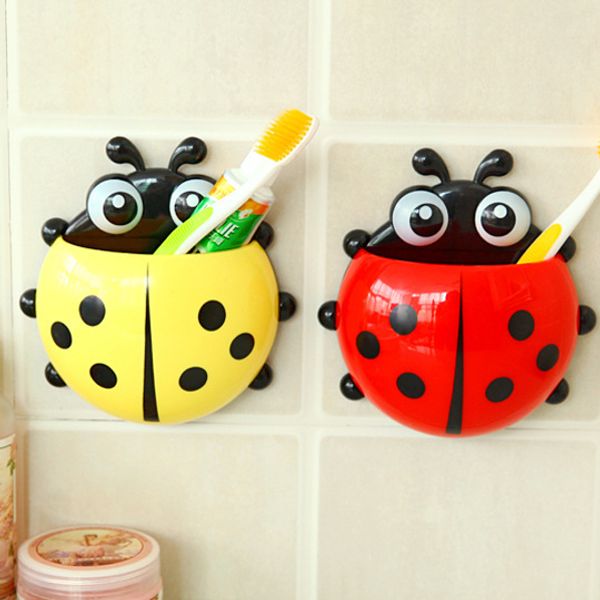 

wholesale- 2016 cute cartoon sucker toothbrush holder bathroom set super deal new