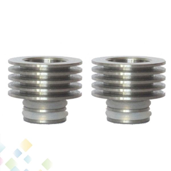

Newest Drip Tip Heat Sink Adaptor 510 Finned Heat Sink for Drip tip 510 Bottom attached Fit 510 Drip tip Mouthpieces DHL Free