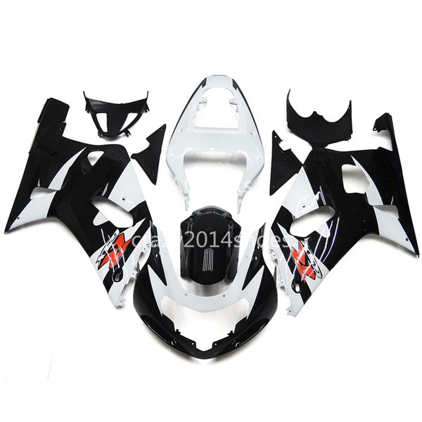 

5 gifts new abs motorcycle fairing kits 100% fit for suzuki gsxr600 gsxr750 01 02 03 k1 r600 r750 2001 2002 2003 good nice black 100