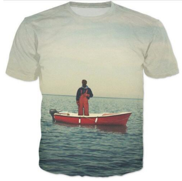 

Новая мода мужская / женская Lil Yachty "Lil Boat" смешные топы Hipster летний стиль тройники 3D