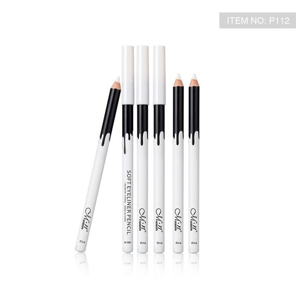 

Menow brand makeup ilky wood co metic white eyeliner pencil ilkworm white highlight pen 12pc et waterproof eyeliner p112 dhl 24 et