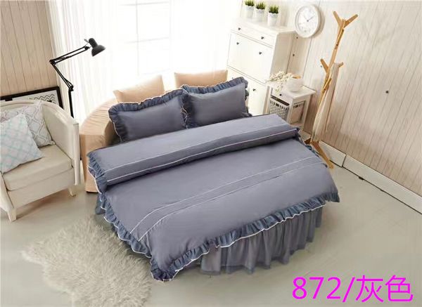 creative round bedding duvet cover for round bed decoration 4pcs 100 round sheet set
