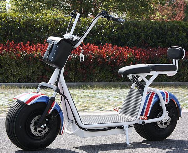 Bicicleta motorizada pneu largo Clearance