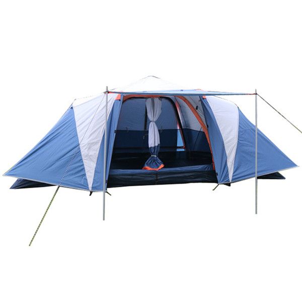 Quick Automatic Tent For Camping 5 To 8 Person Family Automatic Tents Two Rooms Outdoor Waterproof Double Layer Tent Dog Shelters Shelter Charity From