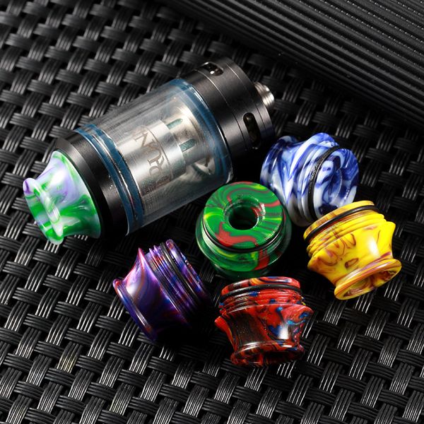 

Epoxy Resin Drip Tip COV VENGEANCE 2 Mouthpieces Fit COV VENGEANCE 2 E Cig Colorful with Individual Acrylic package DHL Free