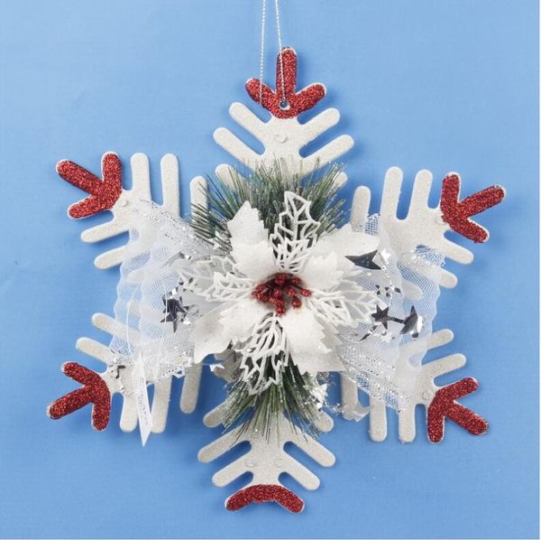 Resin Hang Christmas Ornaments With Snowflake As Craft Souvenir