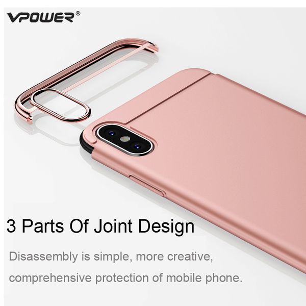 

for iphonex ultra-thin mobile phone shell electroplated material deluxe edition hard plating phone back cover for iphonex shell