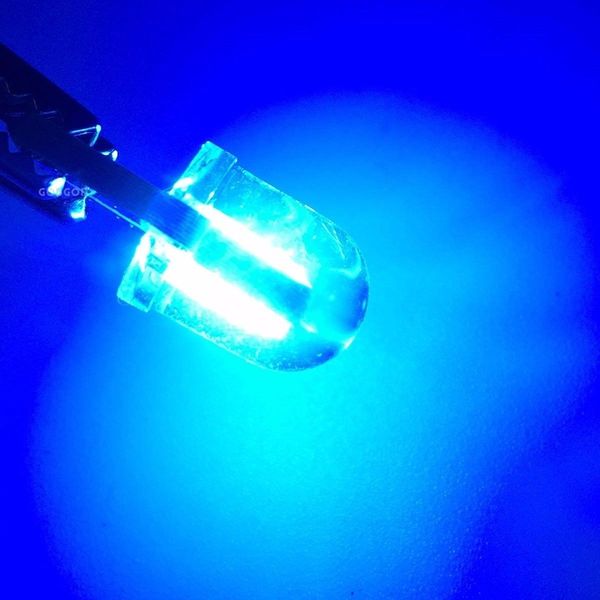 

20pcs blue t10 192 194 168 w5w cob 8smd silica super bright led light bulbs ing