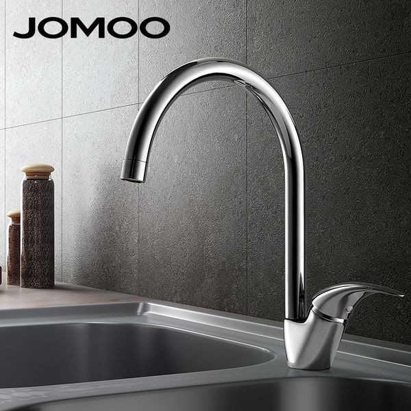 

wholesale- jomoo brass kitchen faucet sink mixertap cold and water kitchen tap single hole water mixer torneira cozinha grifo cocina