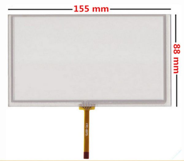 

original new 6.2 inch touch panel 6.2 inch 155mm*88mm digitizer for navigation dvd touch screen