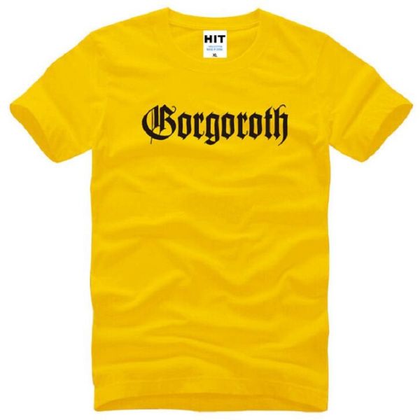 

gorgoroth t shirts men cotton short sleeve gorgoroth twilight of the idols men's t-shirt fashion rock band heavy metal tee shirt, White;black