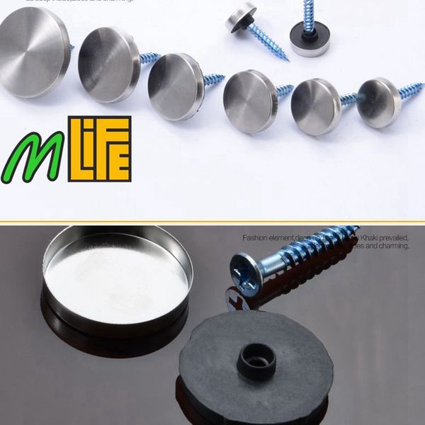 2020 Wholesale Stainless Steel Mirror Screw Cap Nail Acrylic