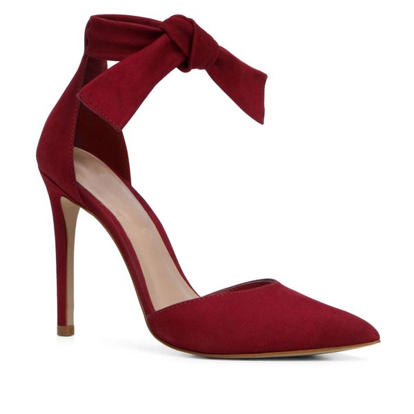 

zandina handmade womens fashion 100mm d'orsay pointed bowtie high heel shoes party prom evening stiletto pumps red z71025, Black