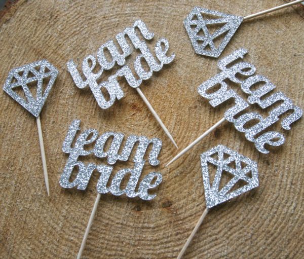 

wholesale- glitter bridal shower engagement wedding bachelorette party,cupcake ers toothpicks wedding birthday party decor