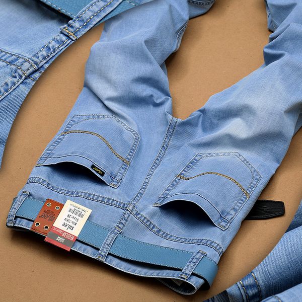 

wholesale-2016 summer utr thin fashion men's jeans casual jean trousers skinny denim jeans slim fit jeans 2 colors, Blue