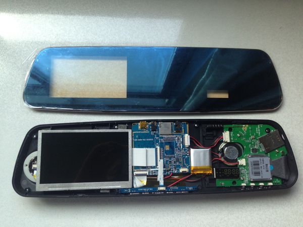 

fhd dual camera car dvr 4.3 inch dash cam pz905a bluetooth night vision pip loop recording vmd parking monitoring g sensor ems