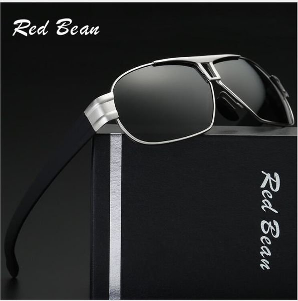 

red bean men's classic sunglasses in blue film plated metal frog mirror restore ancient ways driving glasses polarized sunglasses, White;black