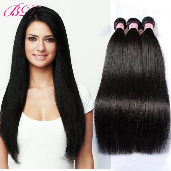 Bd Silky Straight Human Hair Extensions Indian Straight Human Hair
