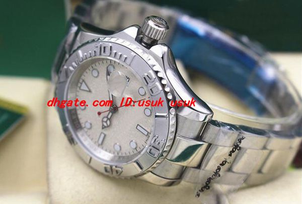 

luxury wristwatch 116622 mens stainless steel & platinum 40mm platinum dial mechanical men watches quality, Slivery;brown