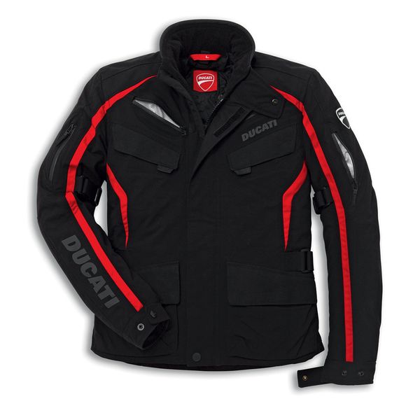 

ducati fabric jacket tour 14 black motorcycle jacket