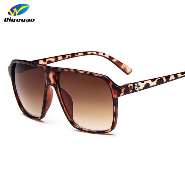 

wholesale- diguyao feminino 2017 sunglasses women fashion big square frame mirror sun glasses men sunglasses uv400, White;black