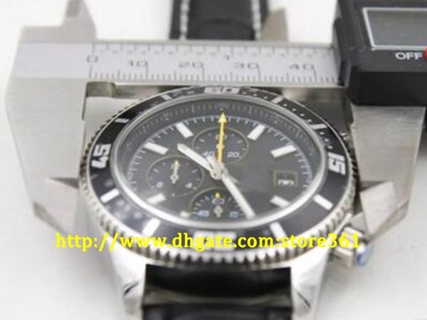 

store361 new arrive quartz watch men leather belt black dial watch, Slivery;brown