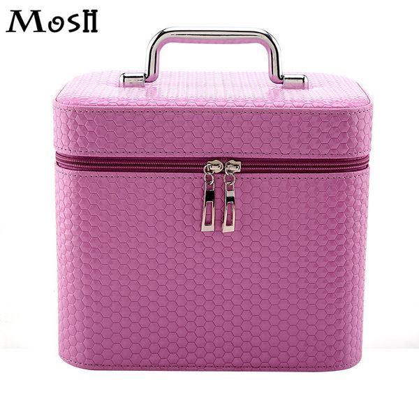 

wholesale- cosmetics case large capacity waterproof travel organizer makeup case daily necessaire toiletry vanity make up box pouch bag