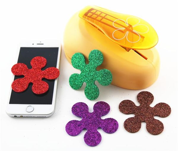 2019 wholesale free ship 76mm flower puncher scrapbooking punches craft punch perfurador paper cutter furadores de papel para scrapbook r348 from flower paper cutter