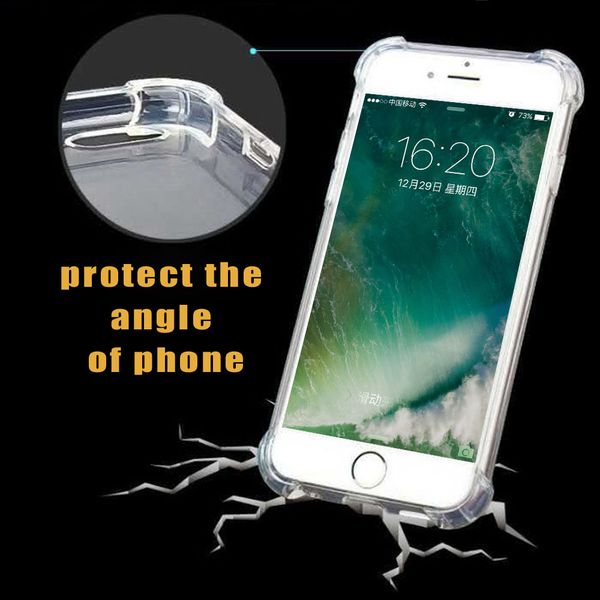 

For iphoneX iphone 10 Ultra-thin Transparent TPU Clear Case softgel case For Samsung Galaxy S8 S8 Plus S7 S6 iphone7 7 plus 6 5 8 8plus