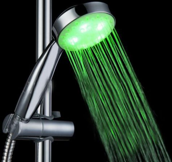 

новый дизайн 7-цветная насадка для душа автоматическая насадка для смены цвета светодиодная насадка для душа glow no battery led shower