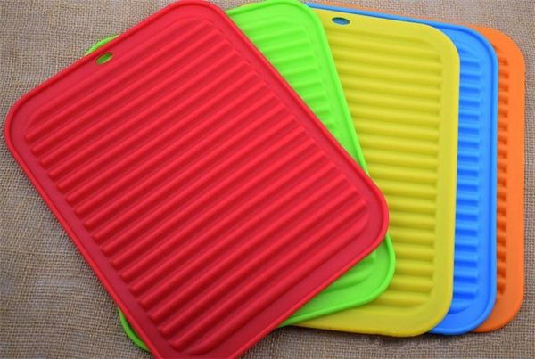 2019 2017 Silicone Dish Drying Mat Extra Large Silicone Dish