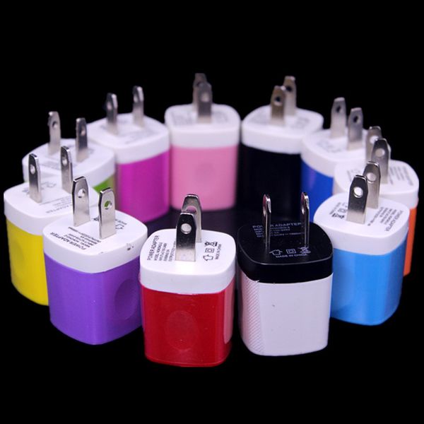 

5V 1A US AC home wall charger plug adapter for iphone 5 5s 6 6s 7 plus for samsung htc blackberry xiaomi lg for mp3