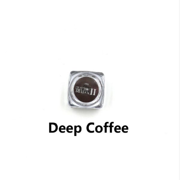 PCD Deep Coffeet Professional Брови Микро Татуировки Чернила Набор Губы Микробладинг Постоянный Макияж Пигмент Цветостойкость Бесплатная Доставка